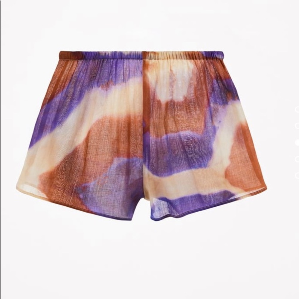 Zara tie dye shorts